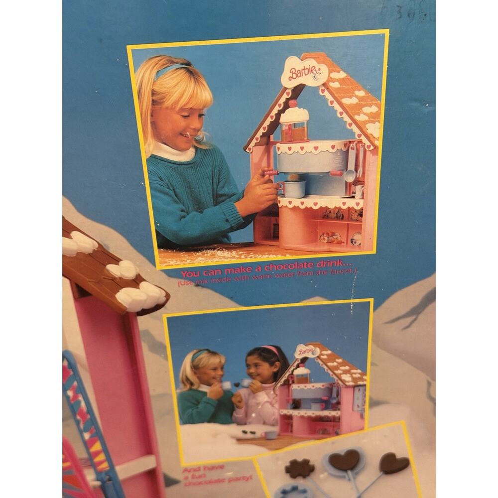 NEW SEALED IN BOX Vintage Barbie Chocolate Shop 1990 Play Set 3814/71 - Picture 14 of 16